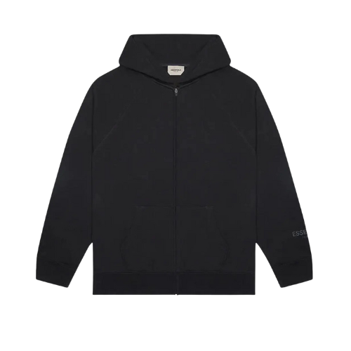 Fear of God Essentials SS20 Zip Hoodie Black