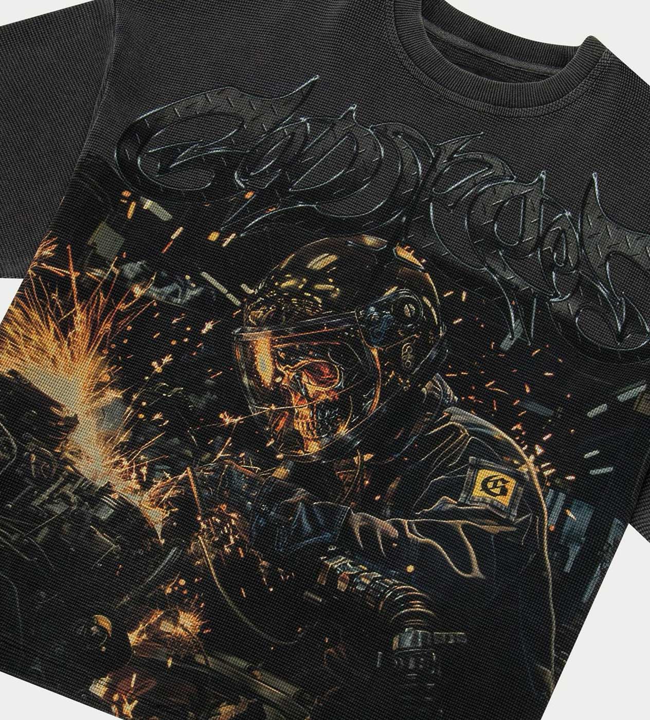 Godspeed Under Construction Thermal Tee Black