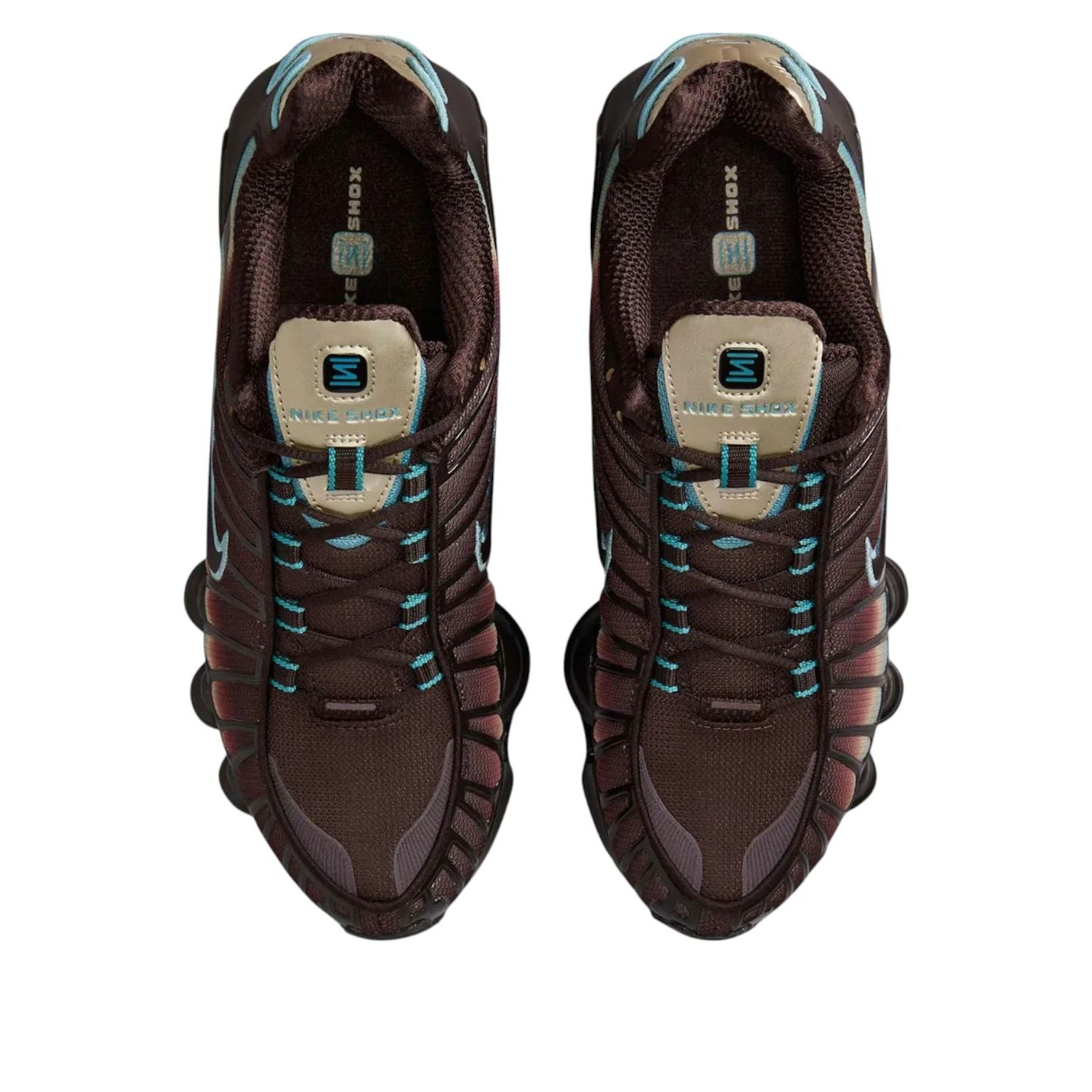 Nike Shox TL Velvet Brown Denim Turquoise