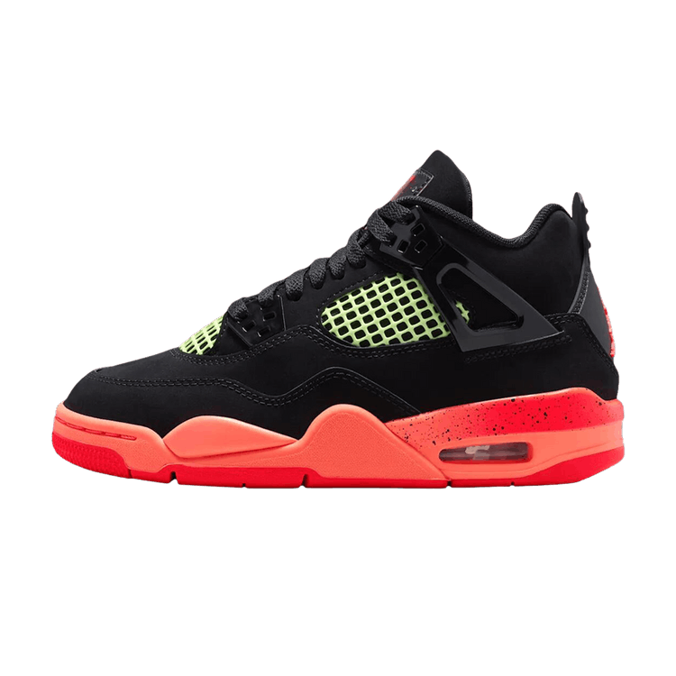Jordan 4 Retro Black Infrared Barely Volt (GS)