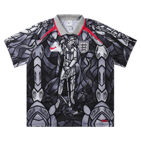 Palace x Nike England Dri-Fit Football Jersey 'Pewter Grey/Bright Crimson'