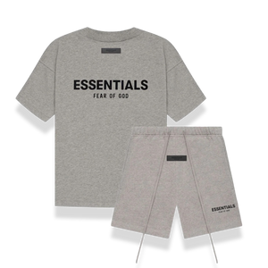 Fear of God Essentials Dark Oatmeal Summer set