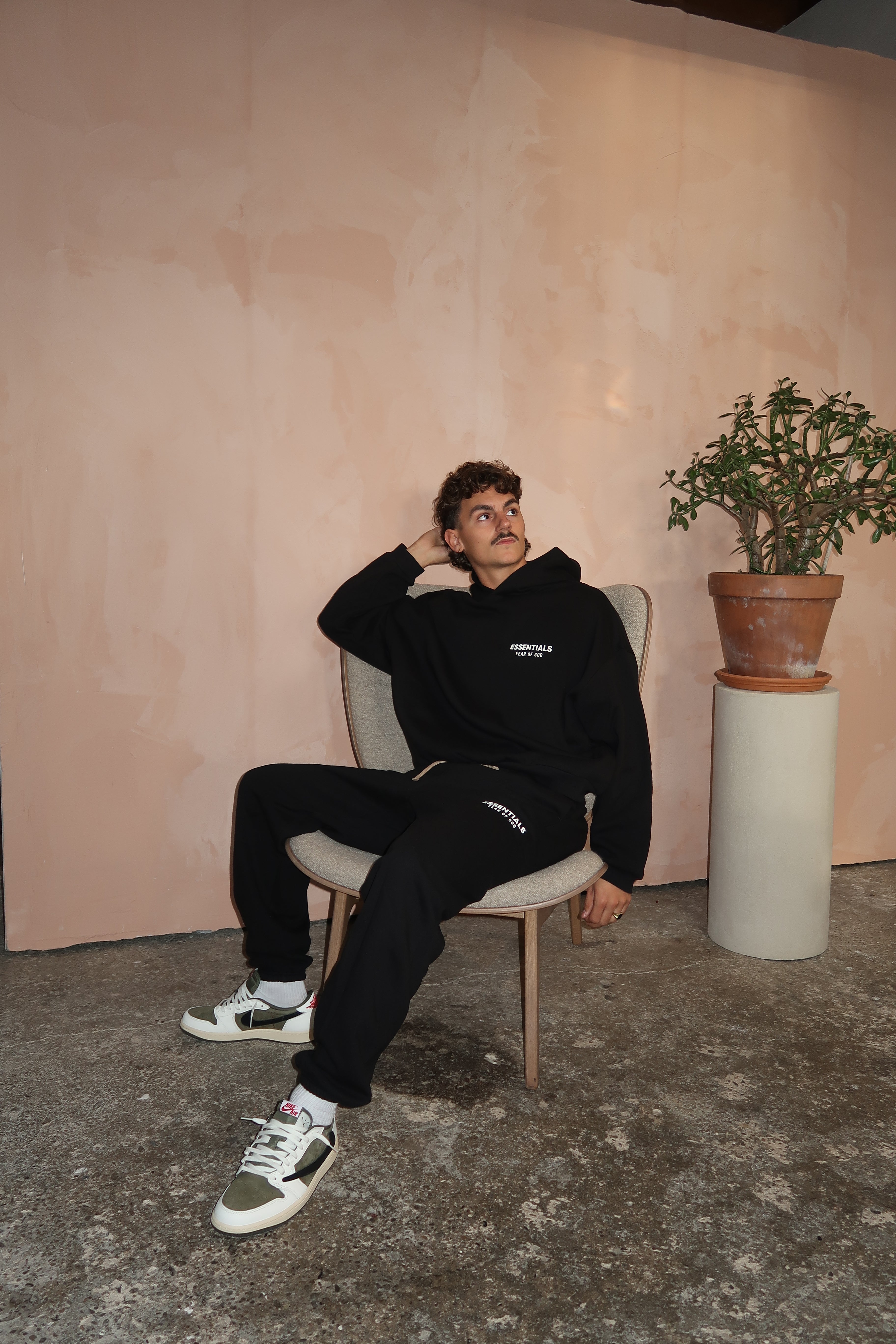 Fear of God Essentials FW24 Black White Full set