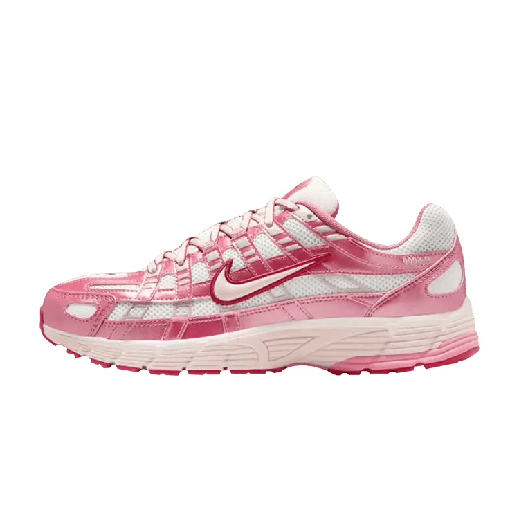 Nike P-6000 White Silt Red Peony