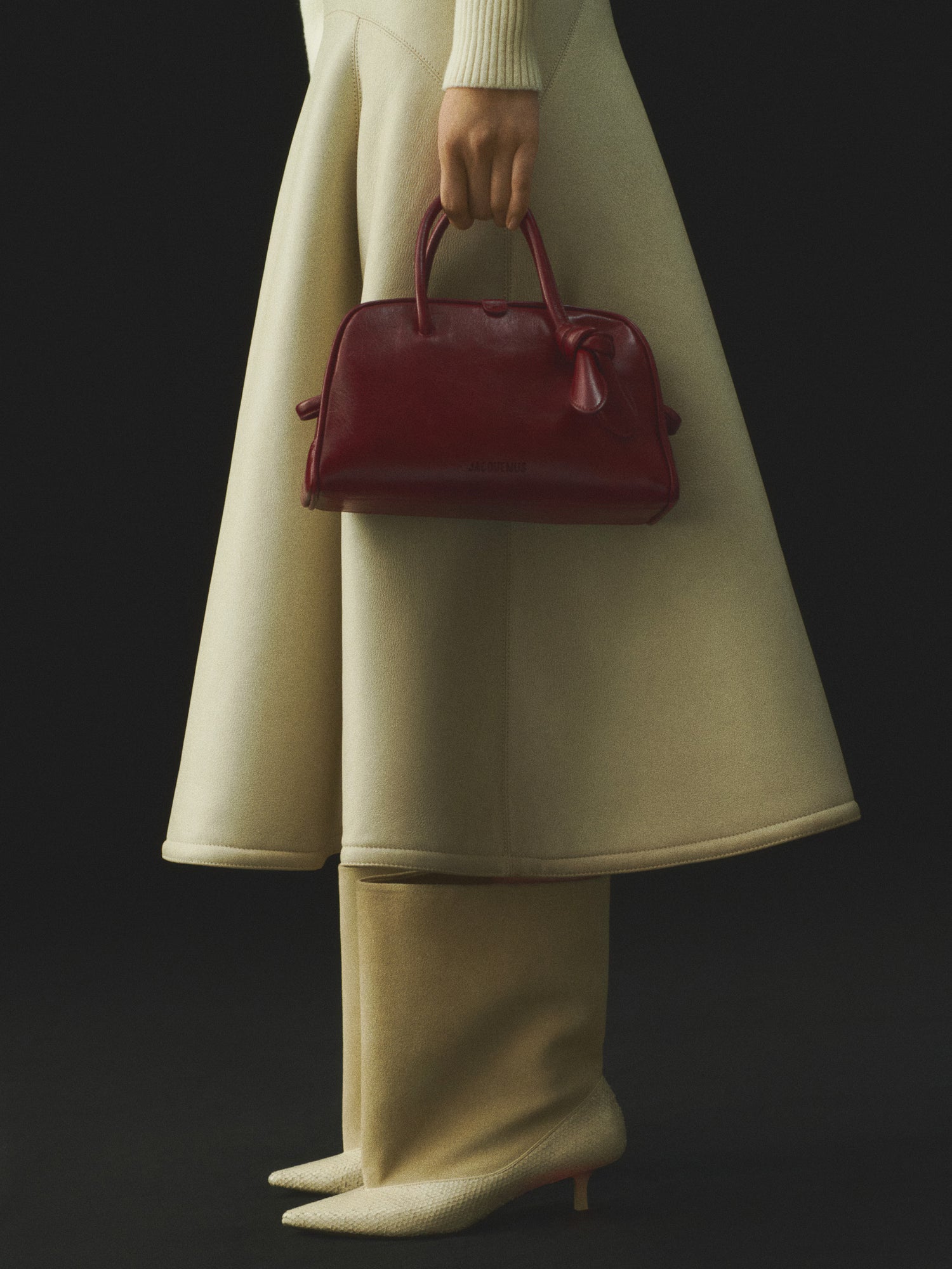 Jacquemus Le Petit Turismo Burgundy