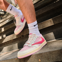 Nike Air Jordan 1 Retro Low OG SP Travis Scott Sail Tropical Pink