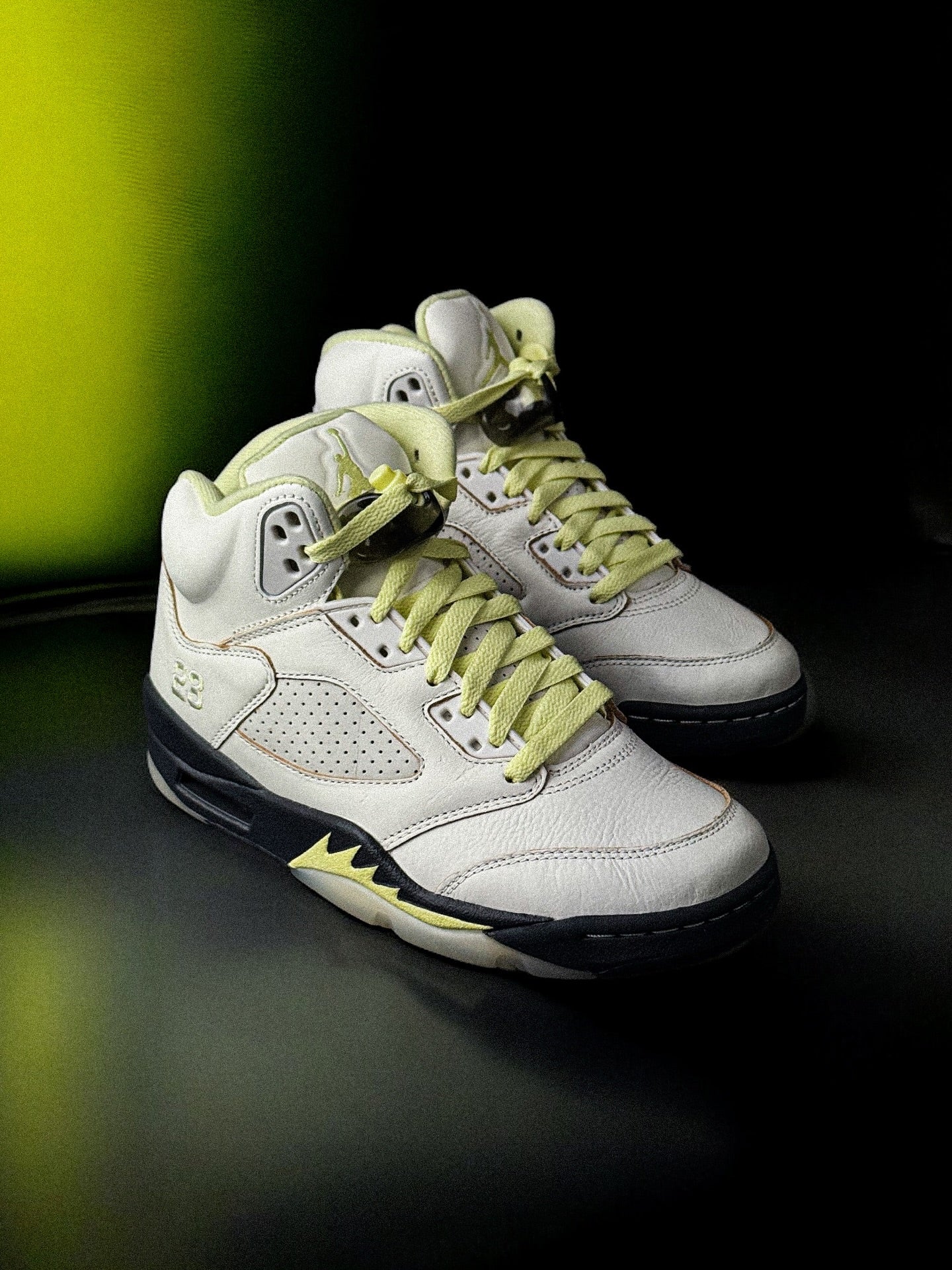 Jordan 5 Retro Luminous Green