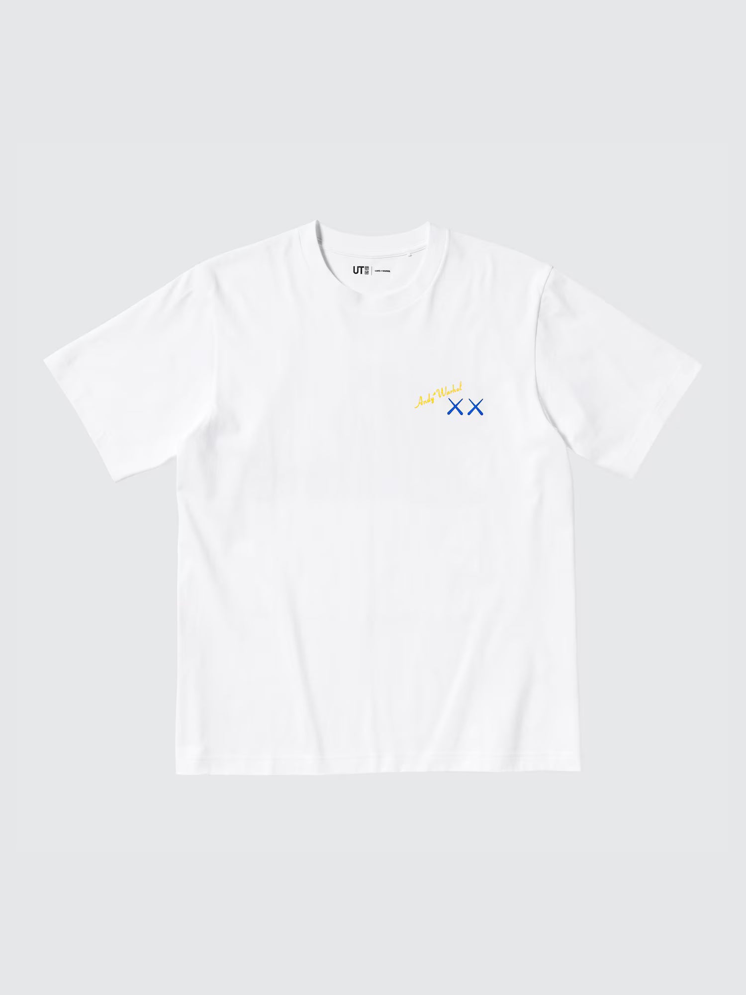KAWS x Uniqlo Warhol UT Graphic 471321 T-shirt Bianco