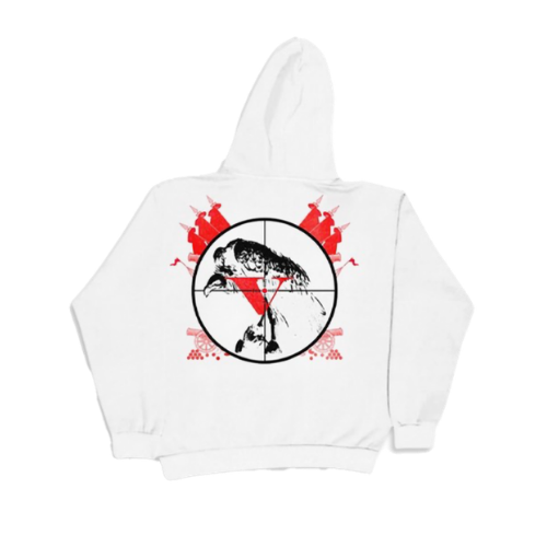 Kodak Black x Vlone 47 Hoodie White