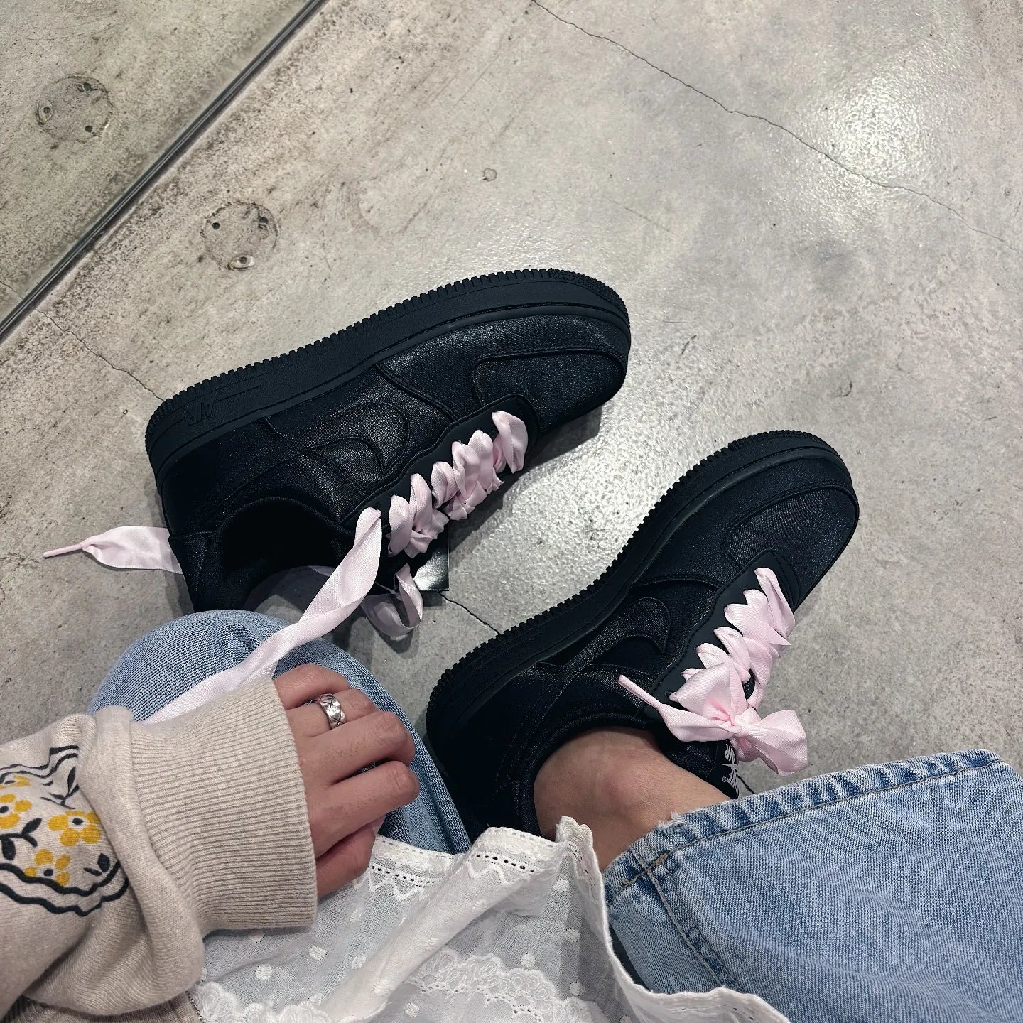 Nike Air Force 1 Low '07 LV8 Black Satin