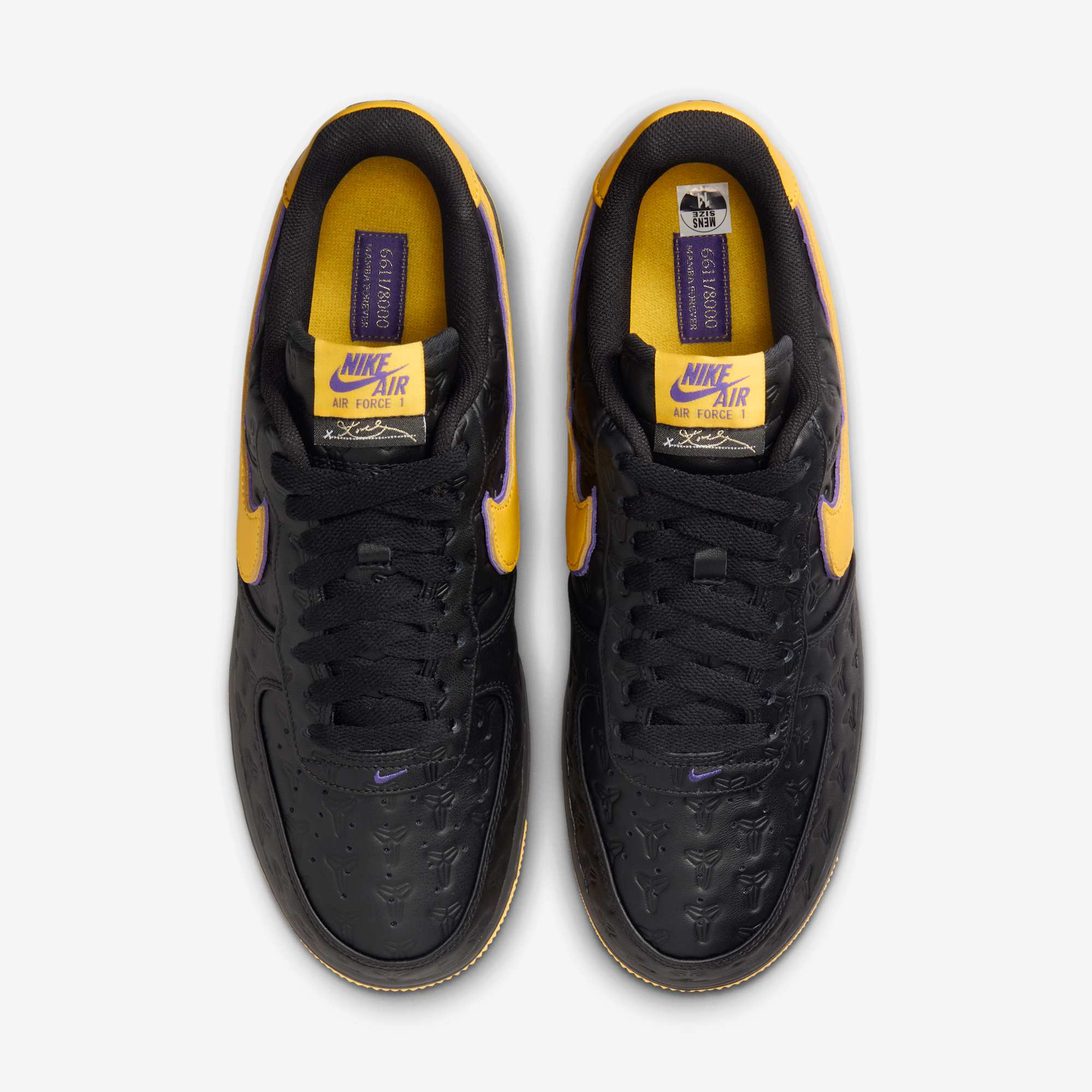 Nike Air Force 1 Low Kobe Bryant Lakers Away (Numbered Edition of 8000)