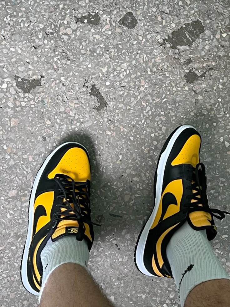 Nike Dunk Low Black University Gold