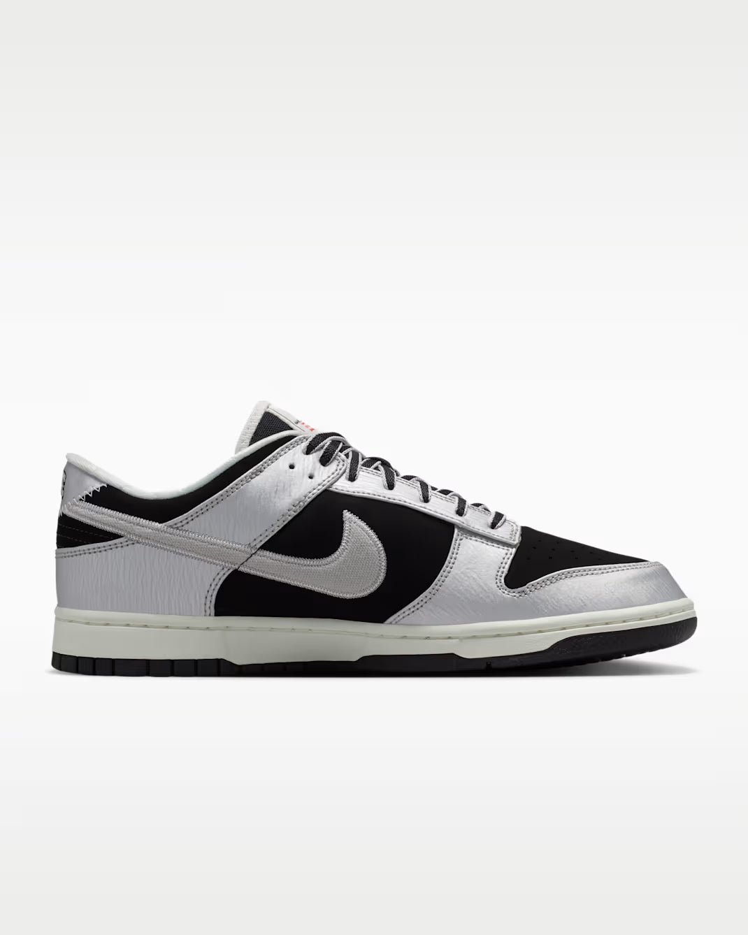 Nike Dunk Low Retro Starter Jacket Metallic Silver Black