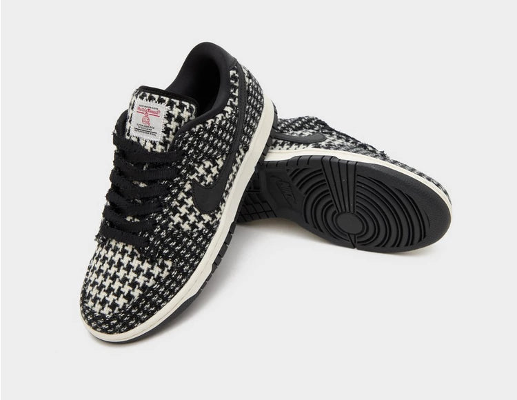 Nike Dunk Low Harris Tweed White Black Multi