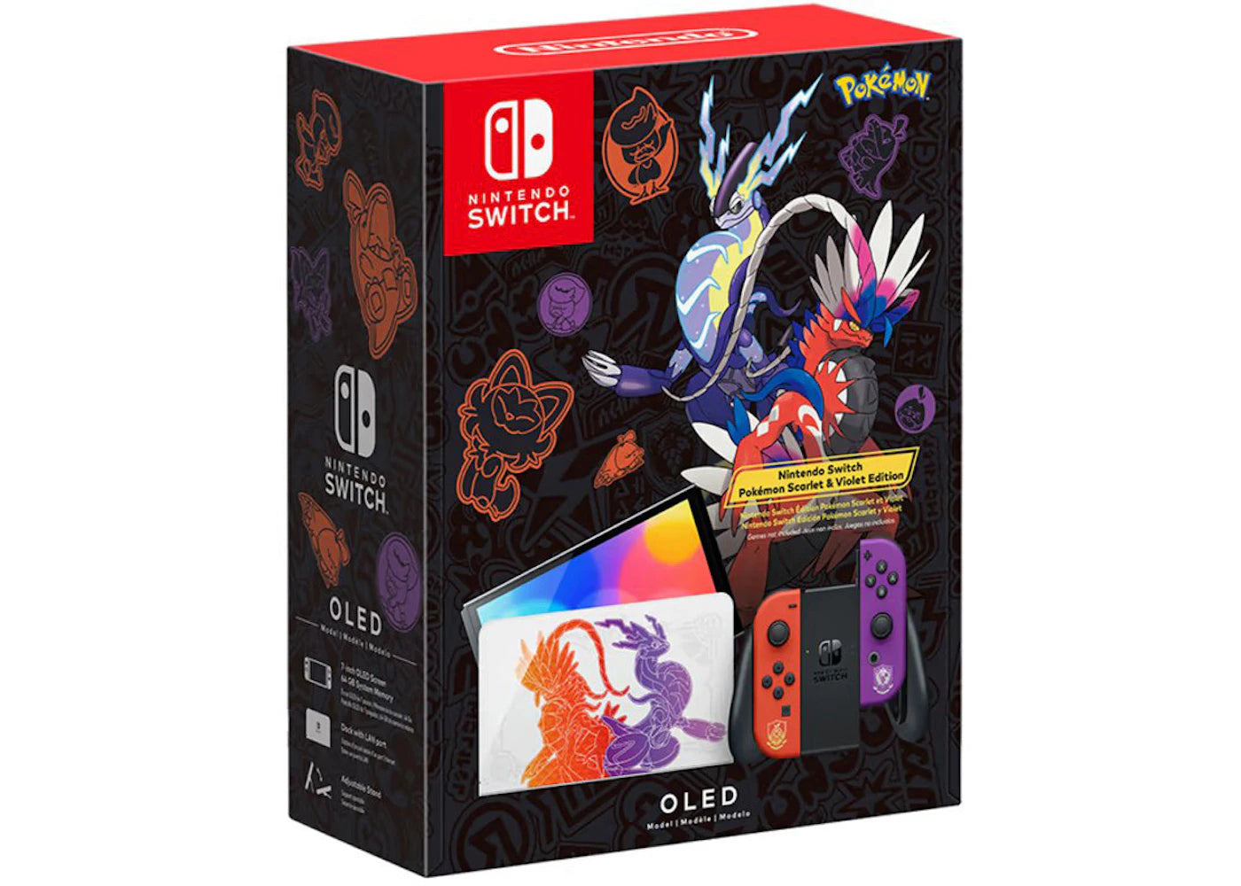 Nintendo Switch OLED Pokémon Scarlet & Violet Edition, HEG SKEAAA USZ