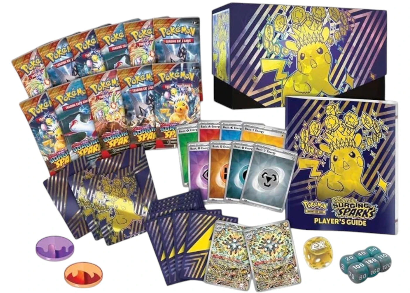 Pokémon Scarlet & Violet Surging Sparks Pokemon Center Elite Trainer Box