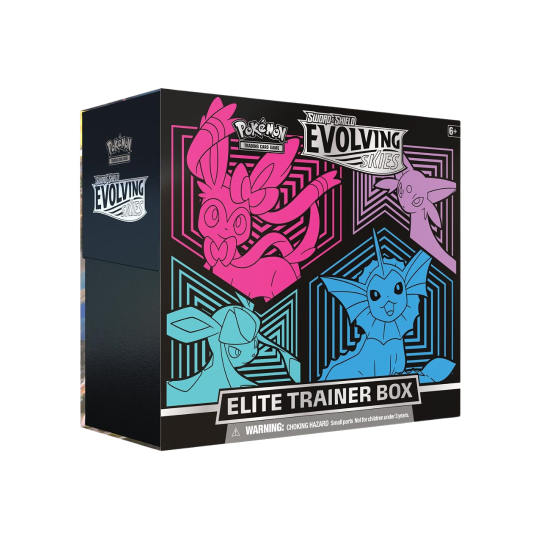 Pokémon Evolving Skies Elite Trainer Box (Glaceon/Vaporeon/Sylveon/Espeon)