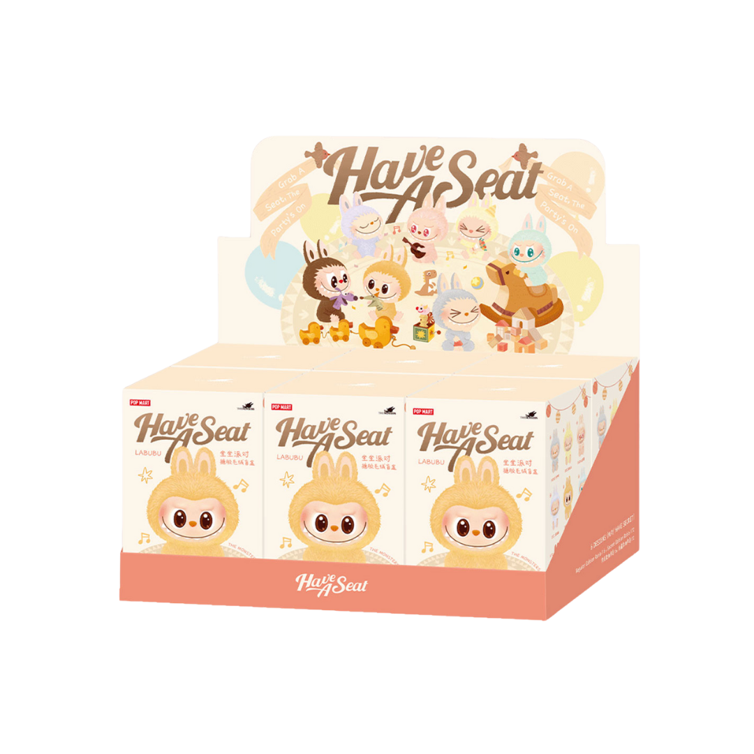 Pop Mart Labubu THE MONSTERS - Have a Seat Vinyl Plush Blind Box