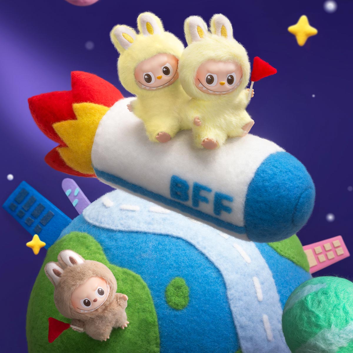 Pop Mart Labubu The Monsters Pin for Love Series Vinyl Plush Pendant (N-Z) Sealed Case