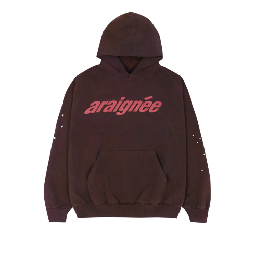 Sp5der Araignee Hoodie Brown