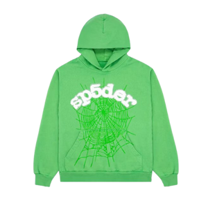 Sp5der Web Hoodie Slime Green