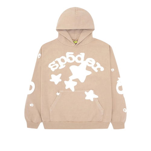 Sp5der Beluga Hoodie Sand