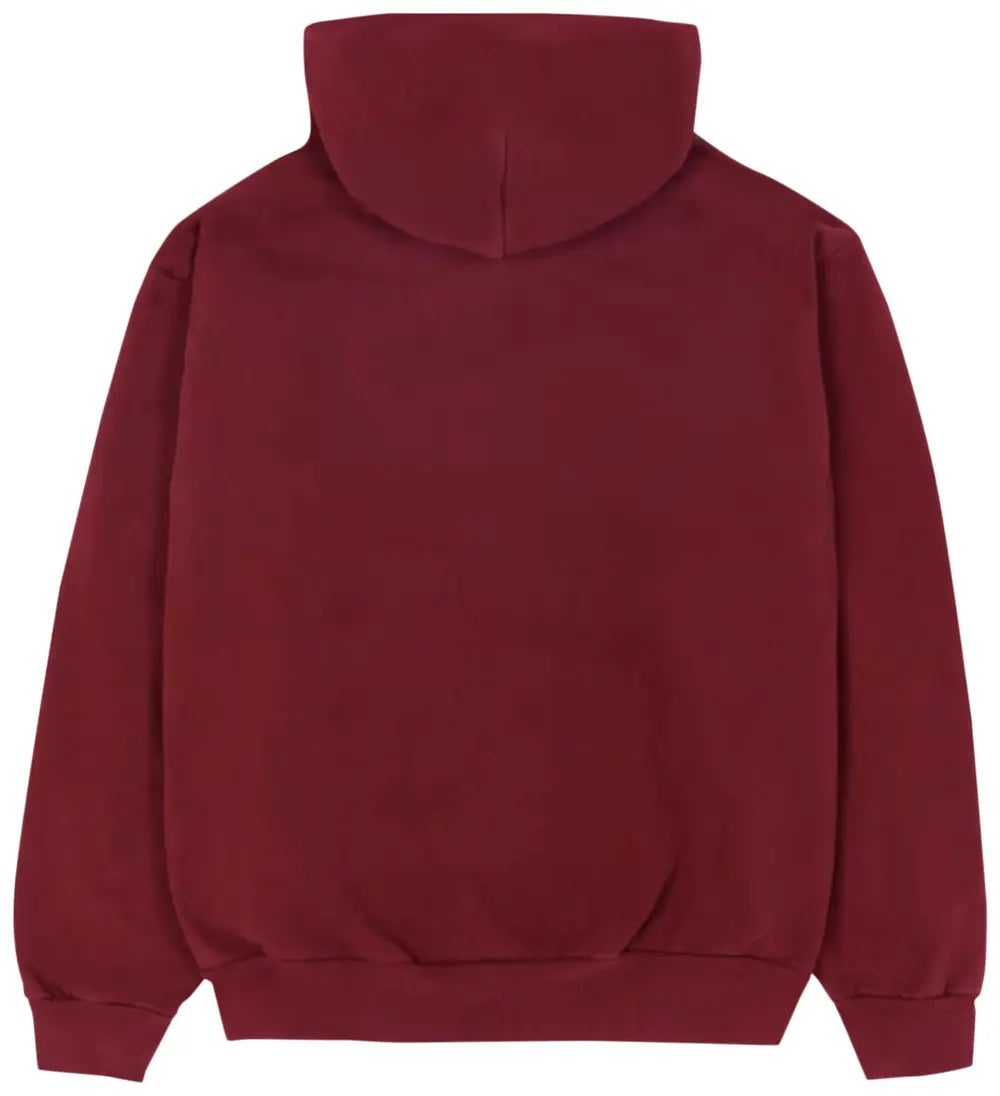 Sp5der Logo Hoodie Maroon