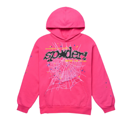 Sp5der P*nk  V2 Hoodie Pink