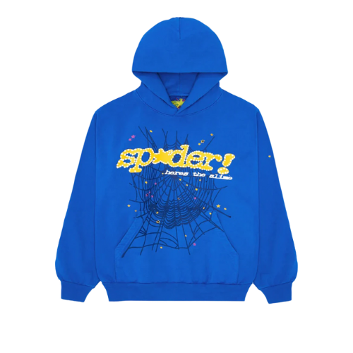 Sp5der TC Hoodie Blue