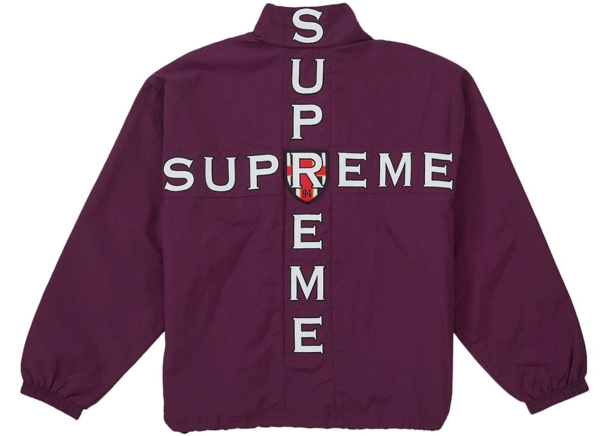 Supreme Cross Track Jacket Plum