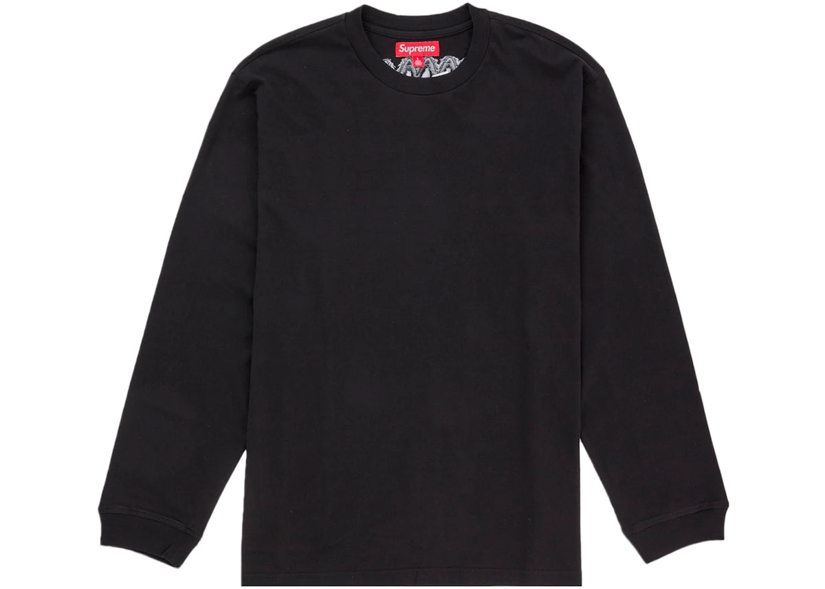 Supreme Intarsia L/S Top Black