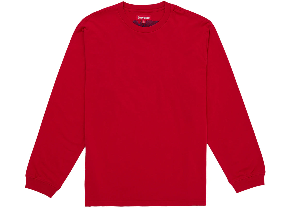 Supreme Intarsia L/S Top Red