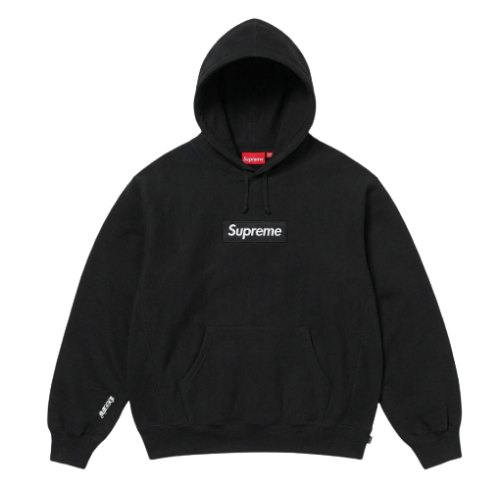 Supreme Box Logo Hooded Sweatshirt Black