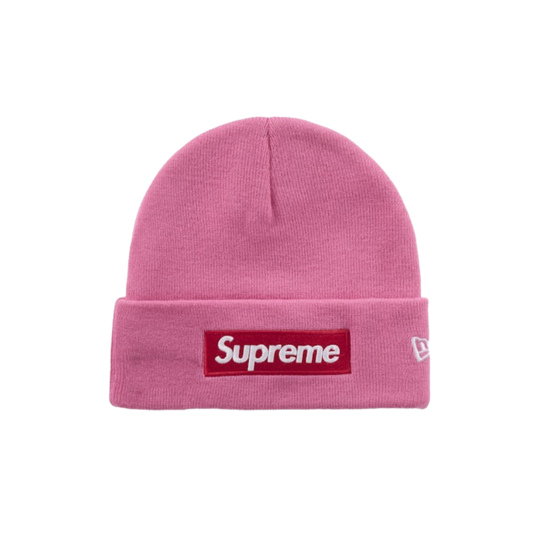 Supreme New Era Box Logo Beanie (FW25) Magenta