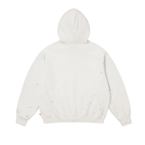 Supreme MM6 Maison Margiela Box Logo Zip Up Hooded Sweatshirt
White