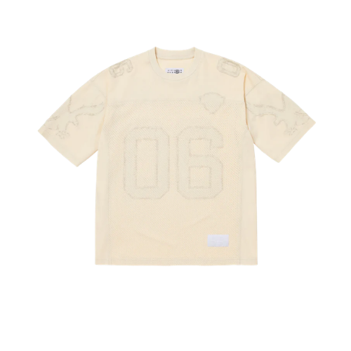 Supreme MM6 Maison Margiela Cotton Football Jersey White - SneakerAsk