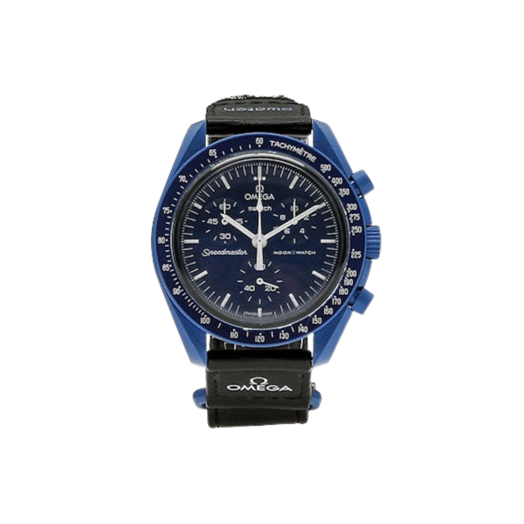 【新品未使用】Swatch×Omega Mission to Neptune Swatch x Omega Bioceramic Moonswatch Mission to Neptune