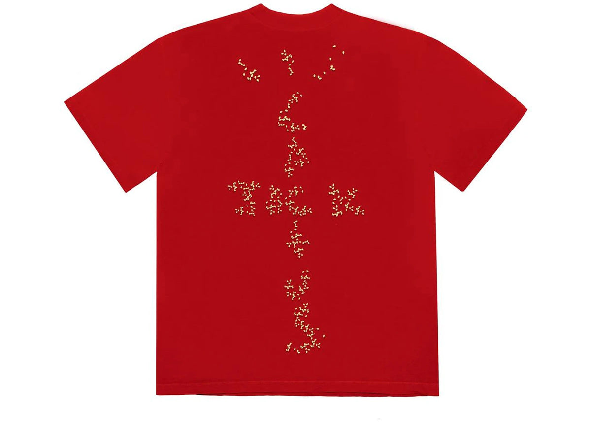 Travis Scott x McDonald's Sesame Inv III T-Shirt Red