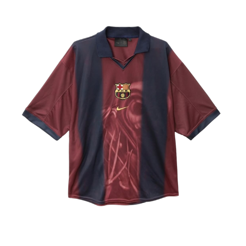 Travis Scott x Nike x FC Barcelona Retro 2000/01 Home Skeleton Jersey