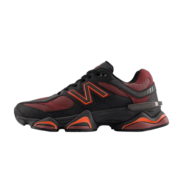 New Balance 9060 Black Washed Burgundy