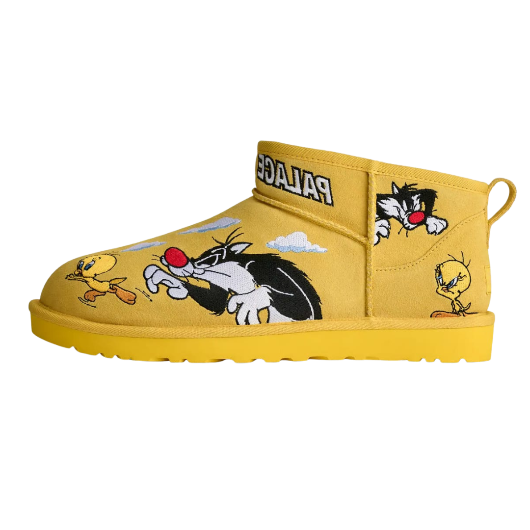 UGG Classic Ultra Mini Boot Palace x Looney Tunes Yellow
