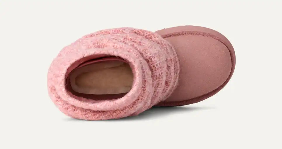 UGG Classic Mini Dipper Legwarmer Boot Pink Dawn