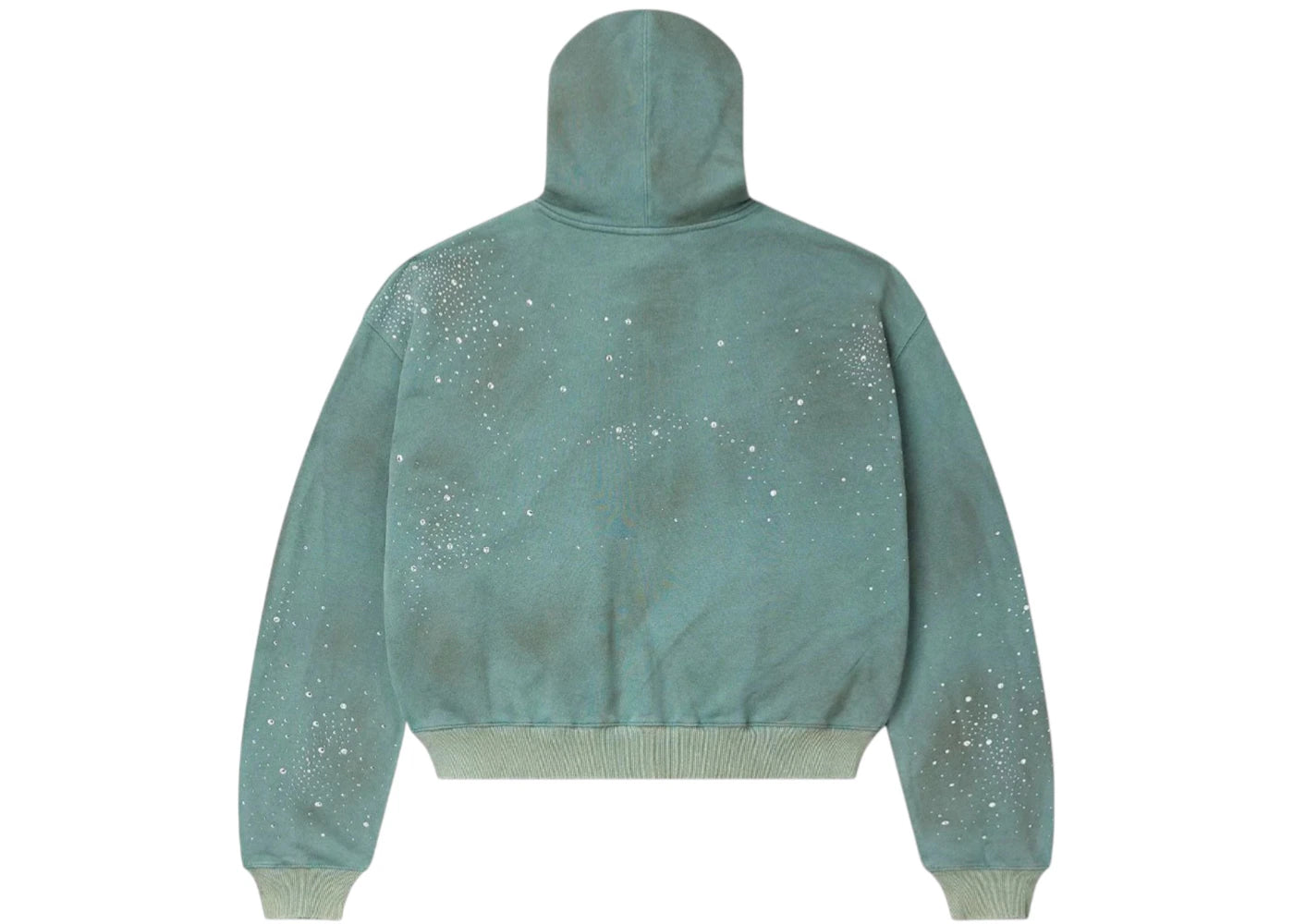 Vale Forever Bank Zip Up Hoodie Dark Mint