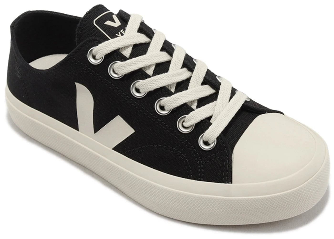 Veja Wata II Low Canvas Black Pierre