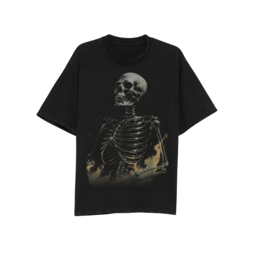 WARMAN Skeleton On Fire Graphic Tee