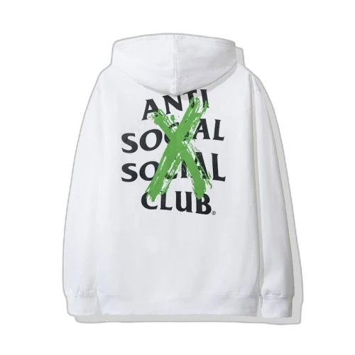 Anti Social Social Club Cancelled Remix Hoodie (FW19) White