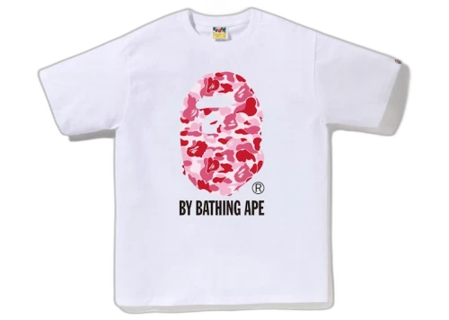 BAPE ABC Camo By Bathing Ape Tee White/Pink