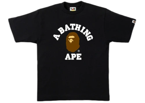 BAPE College Tee Black