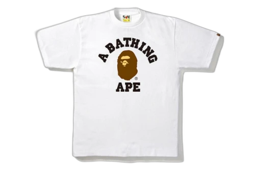 BAPE College Tee White