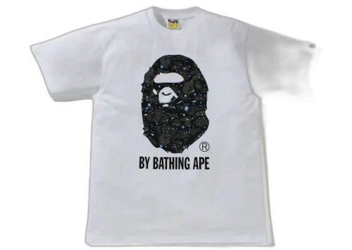 BAPE Space Camo By Bathing Ape Tee White